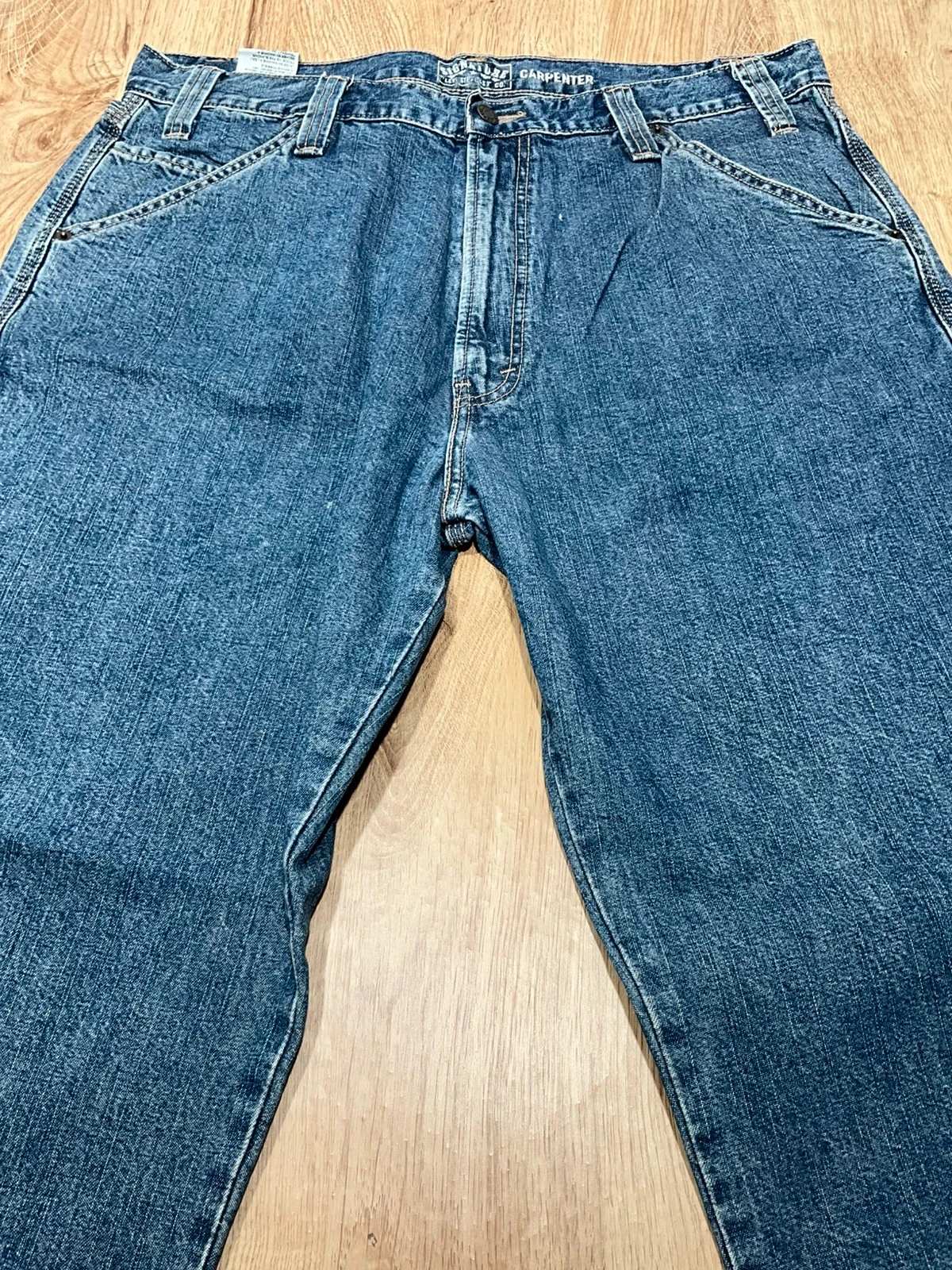Jean Levi’s Homme  Carpenter W36 L30 Workwear Vintage 100% Coton Bleu  Lvh 106 – photo 4